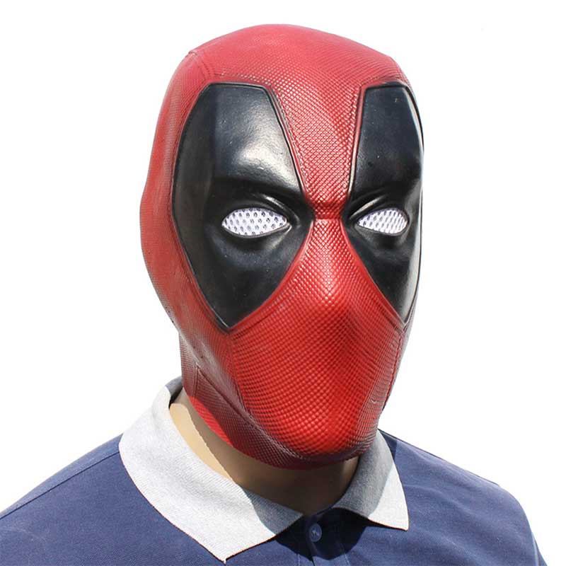 Movie Deadpool 2 Mask Wade Winston Wilson Helmet Halloween Cosplay Mask