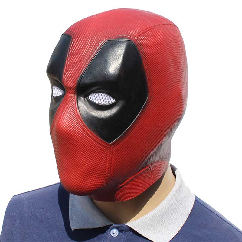 Movie Deadpool 2 Mask Wade Winston Wilson Helmet Halloween Cosplay Mask