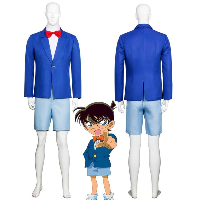 Conan Edogawa Kona Halloween Costume Anime Detective Conan Case Closed Cosplay-Takerlama