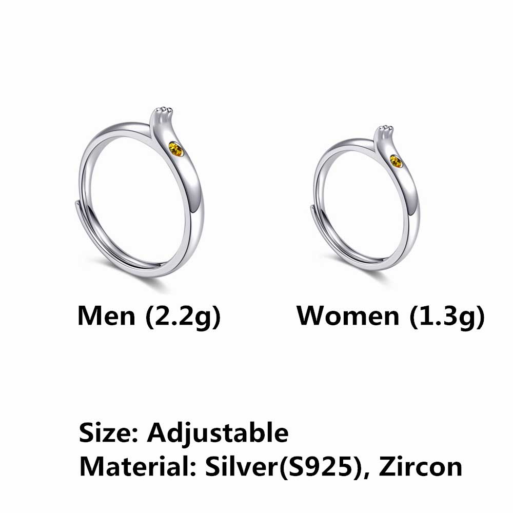 Tenki no Ko Weathering With You Cosplay Yoshitaka Hina Adjustable Ring Accessories Props Metal Jewelry