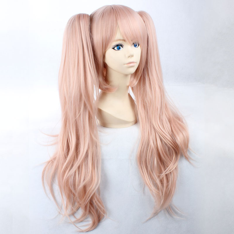 Danganronpa V3: Killing Harmony Enoshima Junko Cosplay Gold Wig Synthetic Wavy Hair