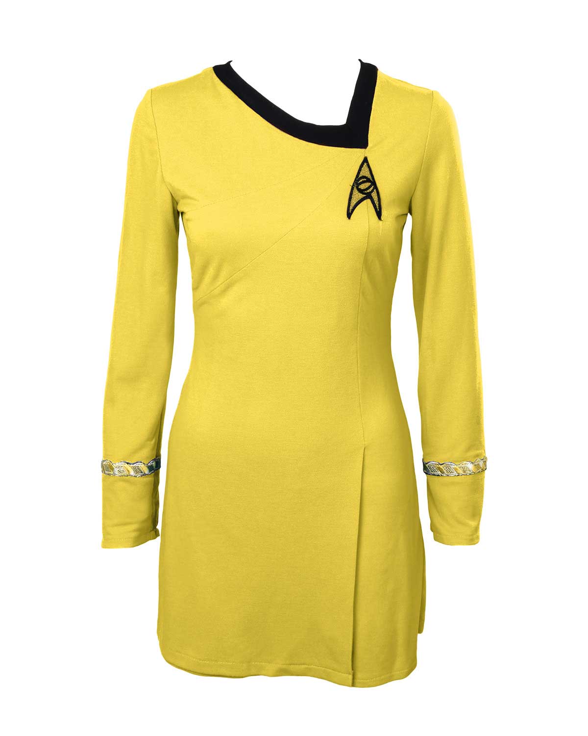 Star Trek The Next Generation Duty Blue Yellow Red Dress