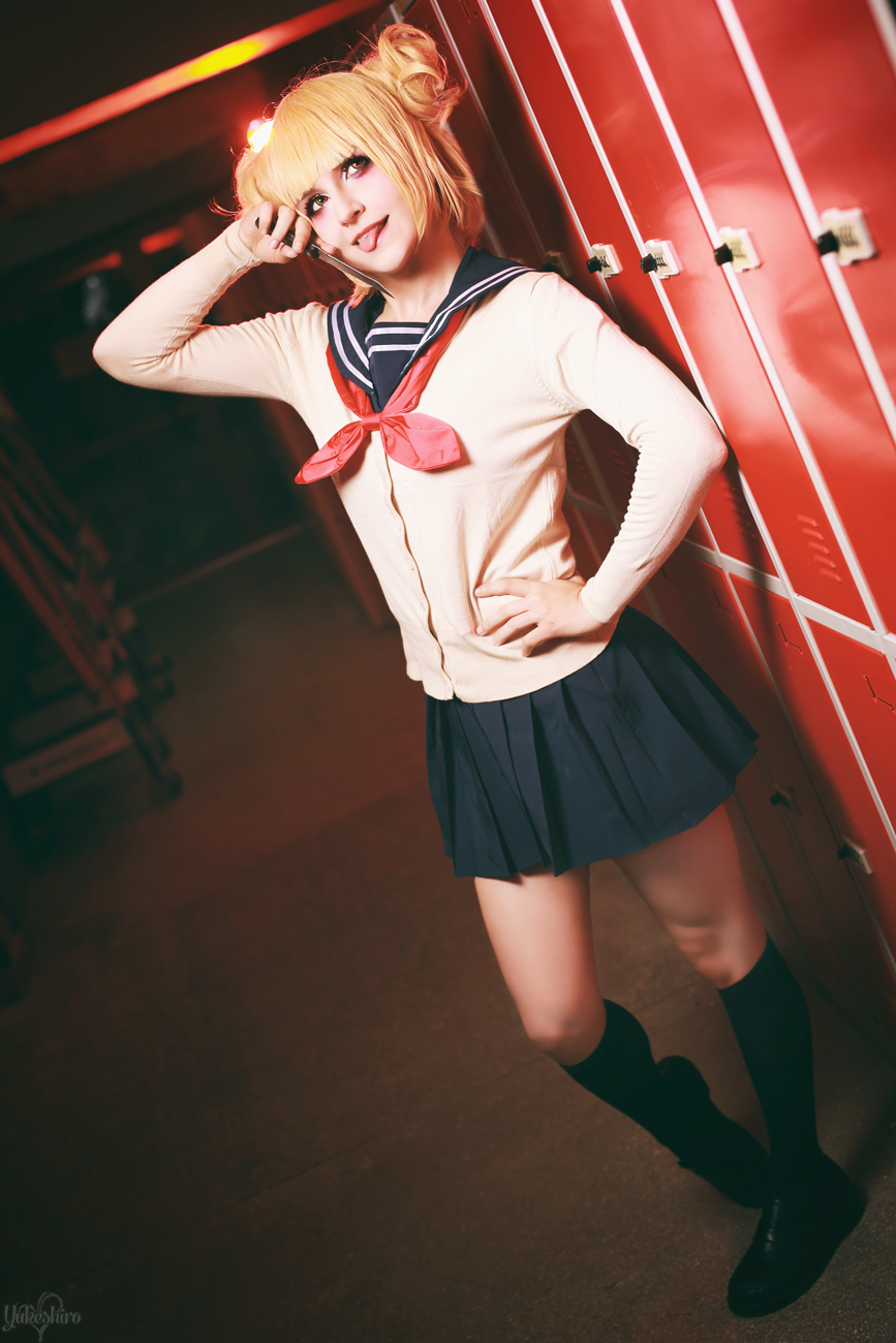My Hero Academia Himiko Toga Outfit JK Sailor School Uniform Cosplay Costume Set