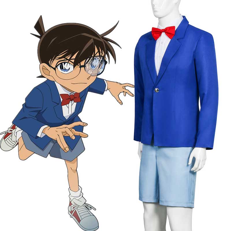 Conan Edogawa Kona Halloween Costume Anime Detective Conan Case Closed Cosplay-Takerlama