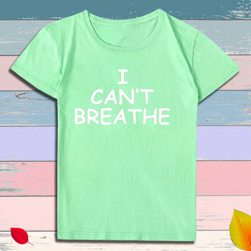 I can't breathe Print T-Shirt Men Women