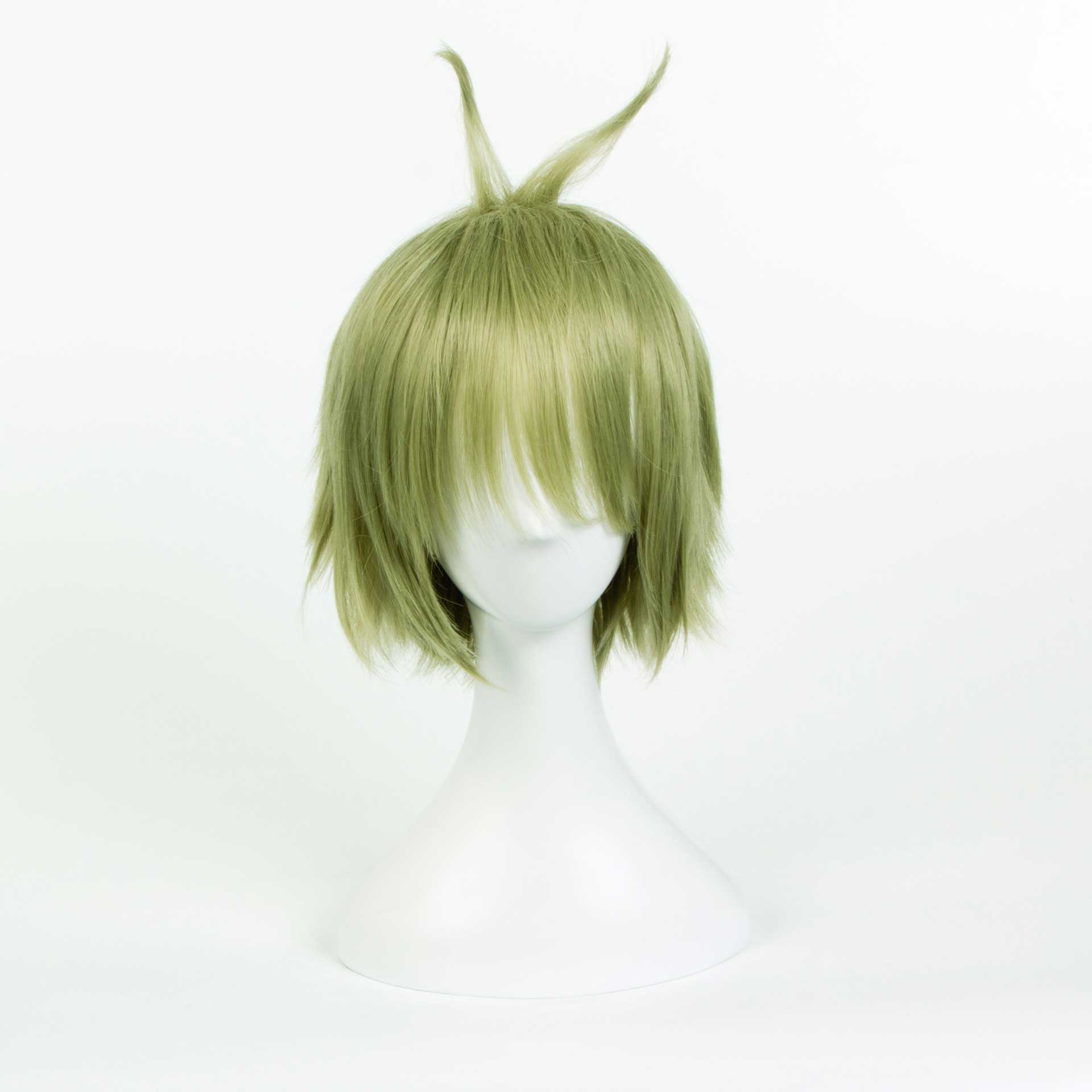 Anime Danganronpa V3 Amami Rantarou Green Cosplay Wig Killing Harmony Costume Props