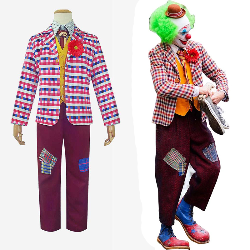 Joker 2019 Costume Joaquin Phoenix Arthur Fleck Cosplay Outfit