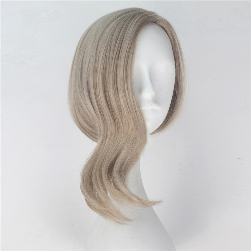 Movie Anime Captain Marvel Carol Danvers Avengers Cosplay Wig Superhero Captain Women Carol Danvers Blond Hair Wig Costumes Halloween