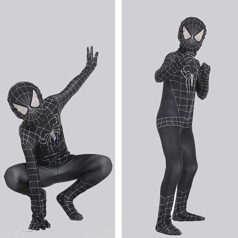 Kids Spiderman Outfit Spider-Man: Into the Spider-Verse Miles Morales Cosplay Costume