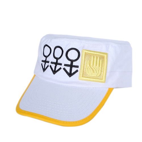 Kujo Jotaro JoJo's Bizarre Adventure Snapback Beret Cosplay Cap