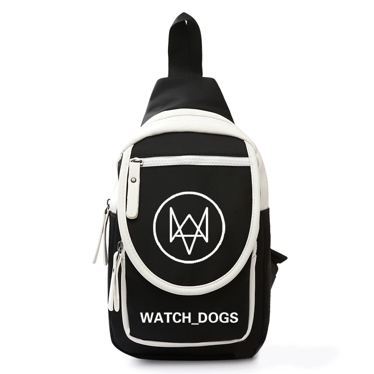 Game Watch Dogs 2 Wrench Chest Bag Backpack Knapsack Shoulder Bag-Takerlama