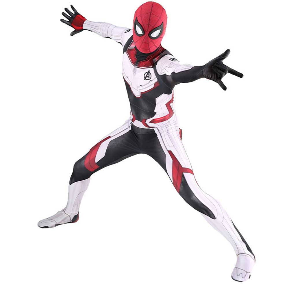 Avenger Endgame Deadpool Quantum Realm Suit Superhero Cosplay Costume-Takerlama