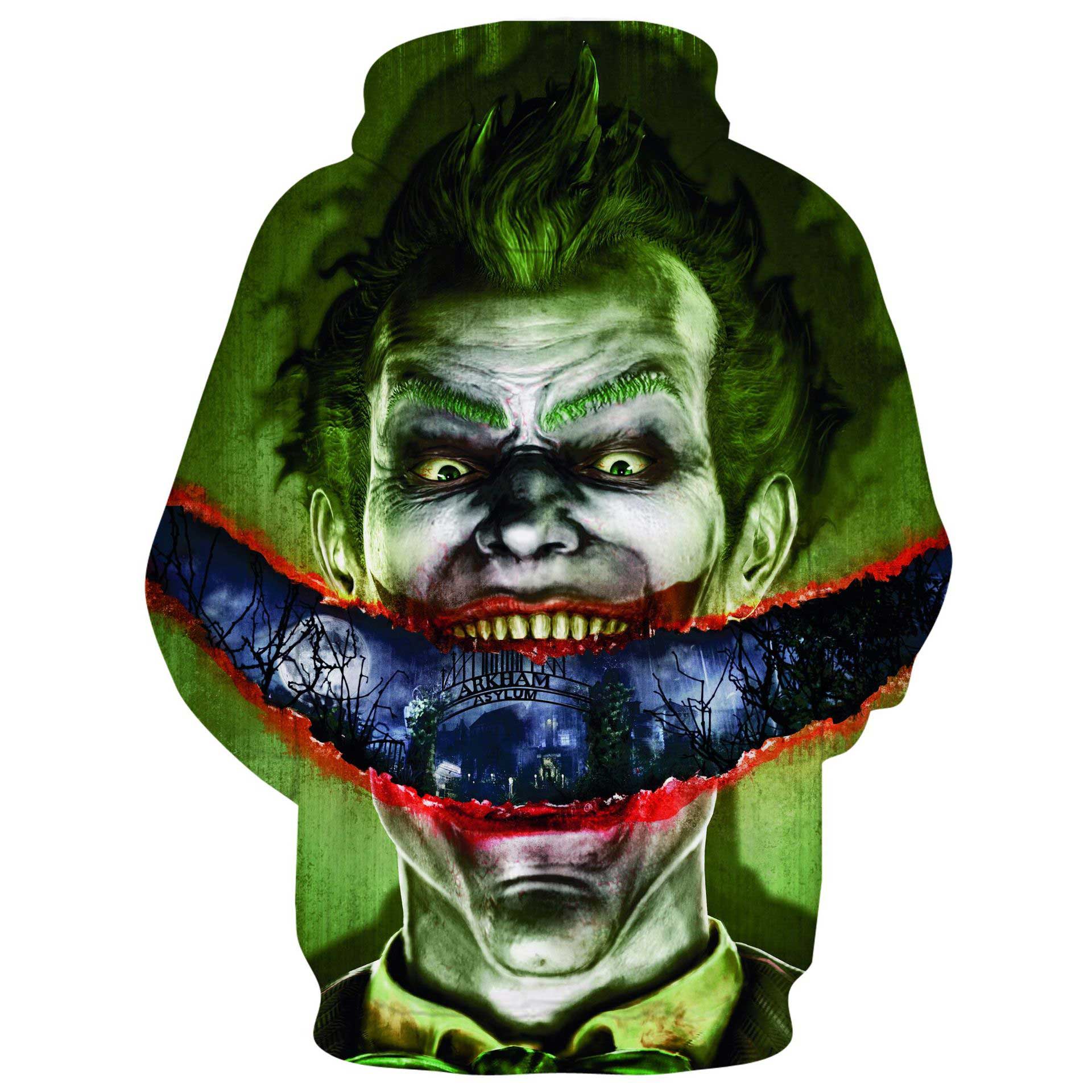 Joker 2019 Anime 3D Hoodies Joaquin Phoenix Arthur Fleck