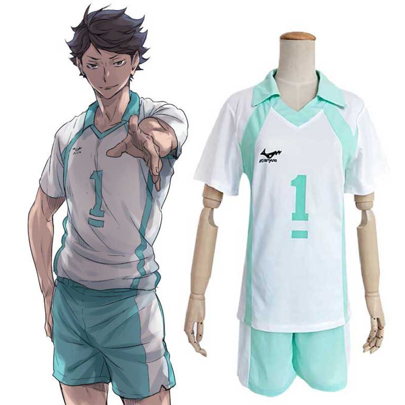Haikyuu!! Aobajohsai High Oikawa Tooru Number 1 Volleyball Uniform
