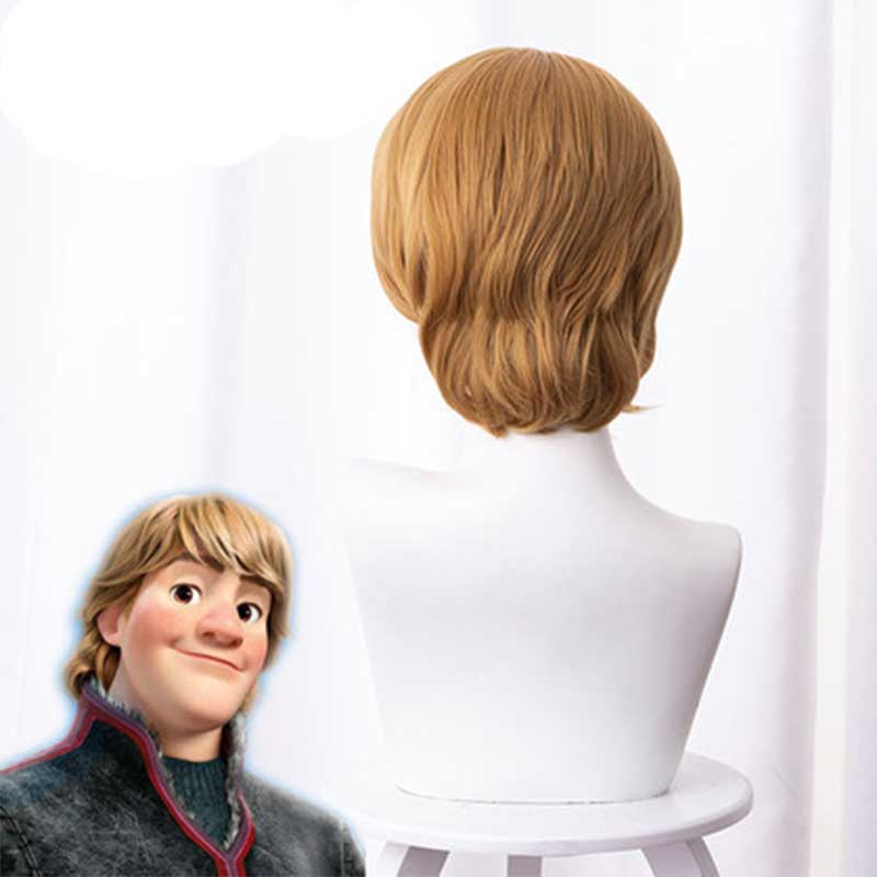 Disney Movie Frozen 2 Kristoff Halloween Cosplay Wig Anna Elsa Costume Accessories