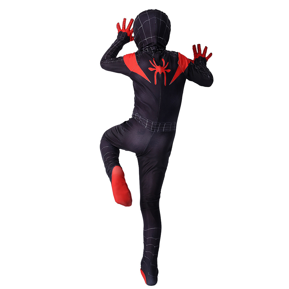 Spider-Man Cosplay Costume Into the Spider-Verse With Removable Masks