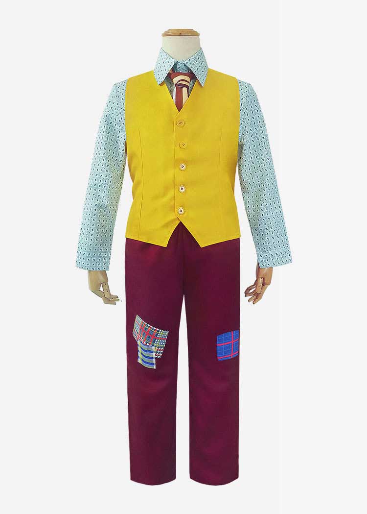 Joker 2019 Costume Joaquin Phoenix Arthur Fleck Cosplay Outfit