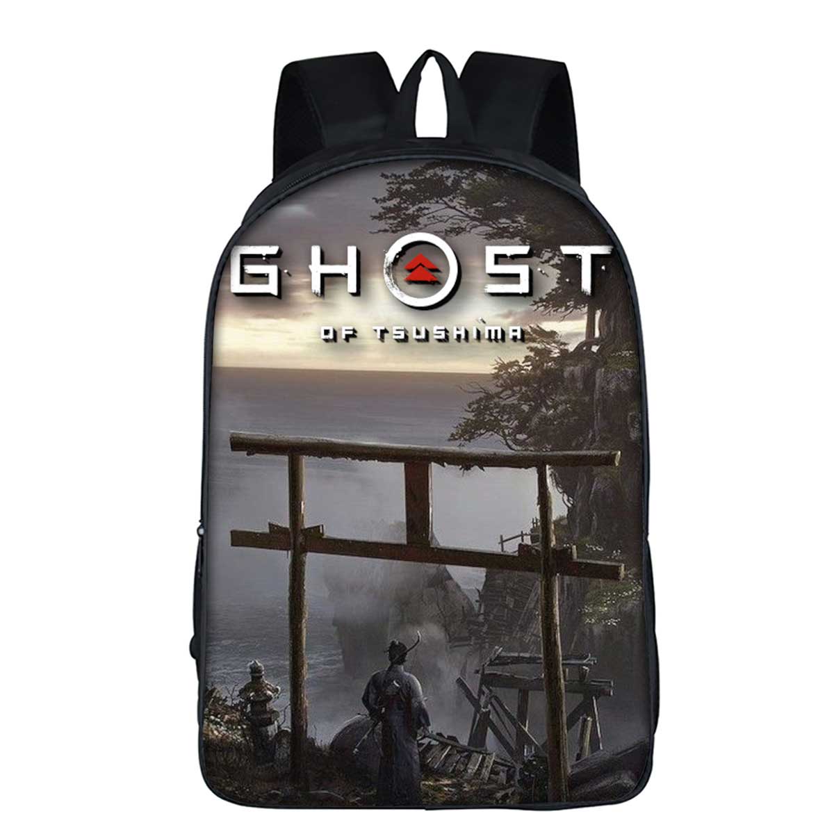 School Bag Ghost of Tsushima JIn Sakai Travel Laptop Backpack Fashion Casual for Boys Girls Men Women-Takerlama