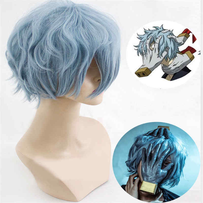 Shigaraki Tomura Boku no My Hero Academia Cosplay Hair Wig Cosplay Costumes Hair Wig Cap