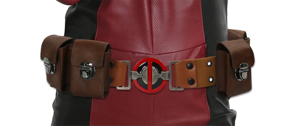 Deadpool Belt Full Set Buckle Pouches Costume Ryan Reynolds Halloween Cospaly Props