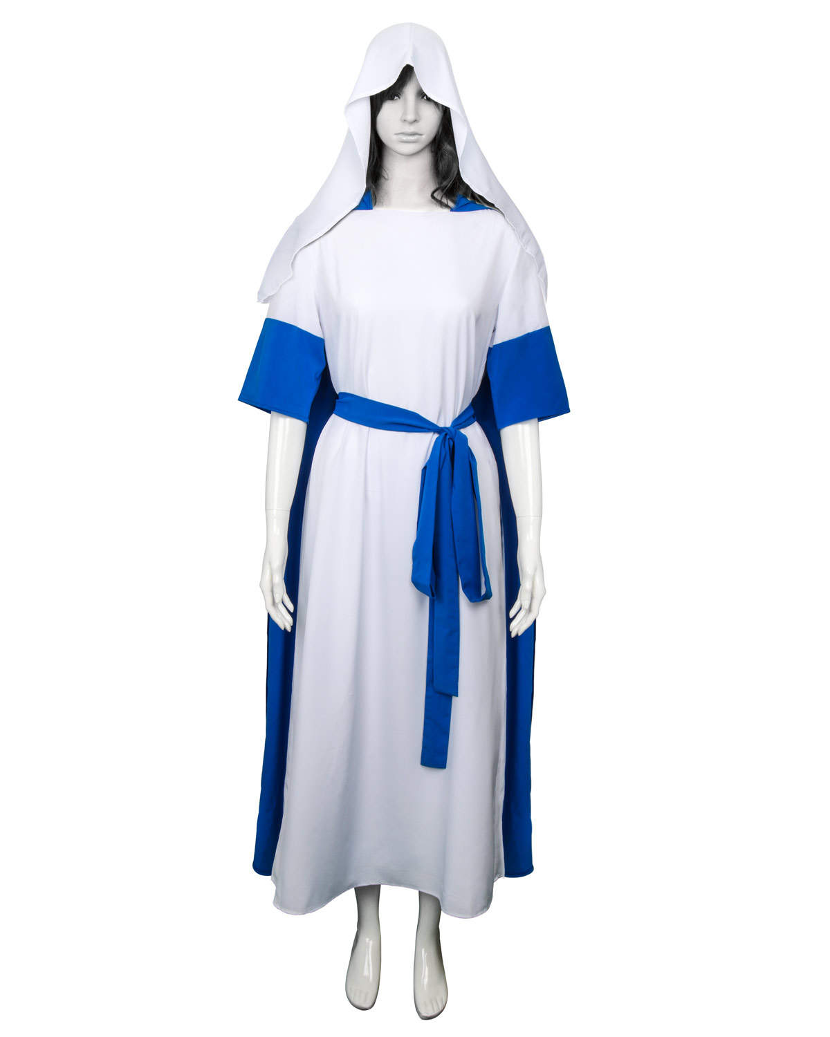 Virgin Mary Cosplay Dress and Cloak The Madonna Costume