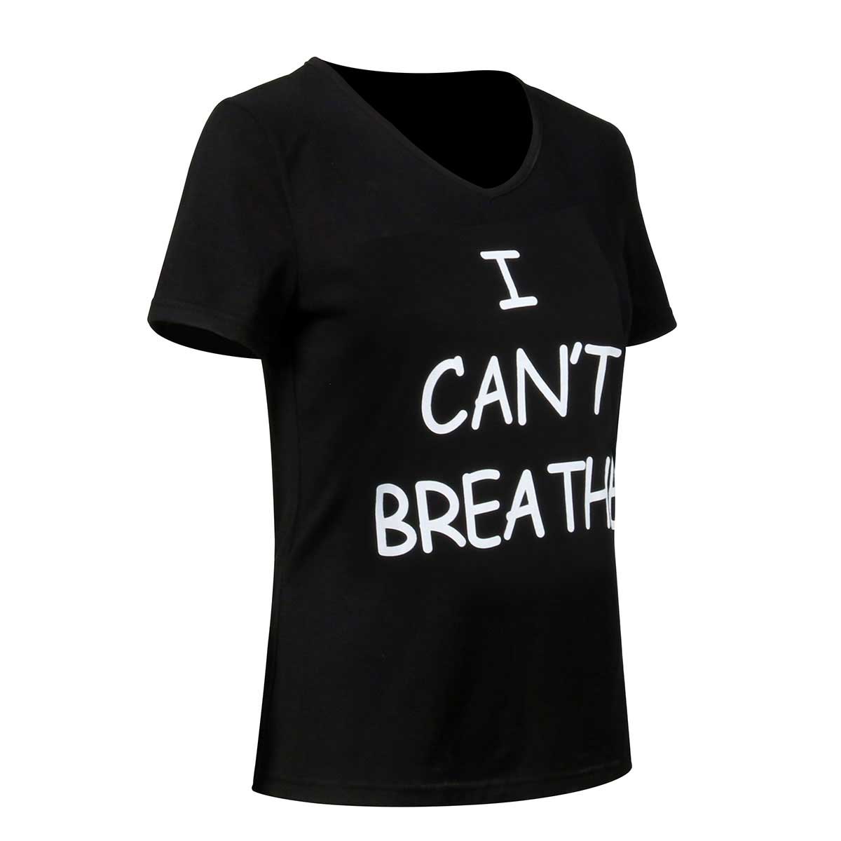 I Can't Breathe T-Shirt Women's Black Protest Tee 