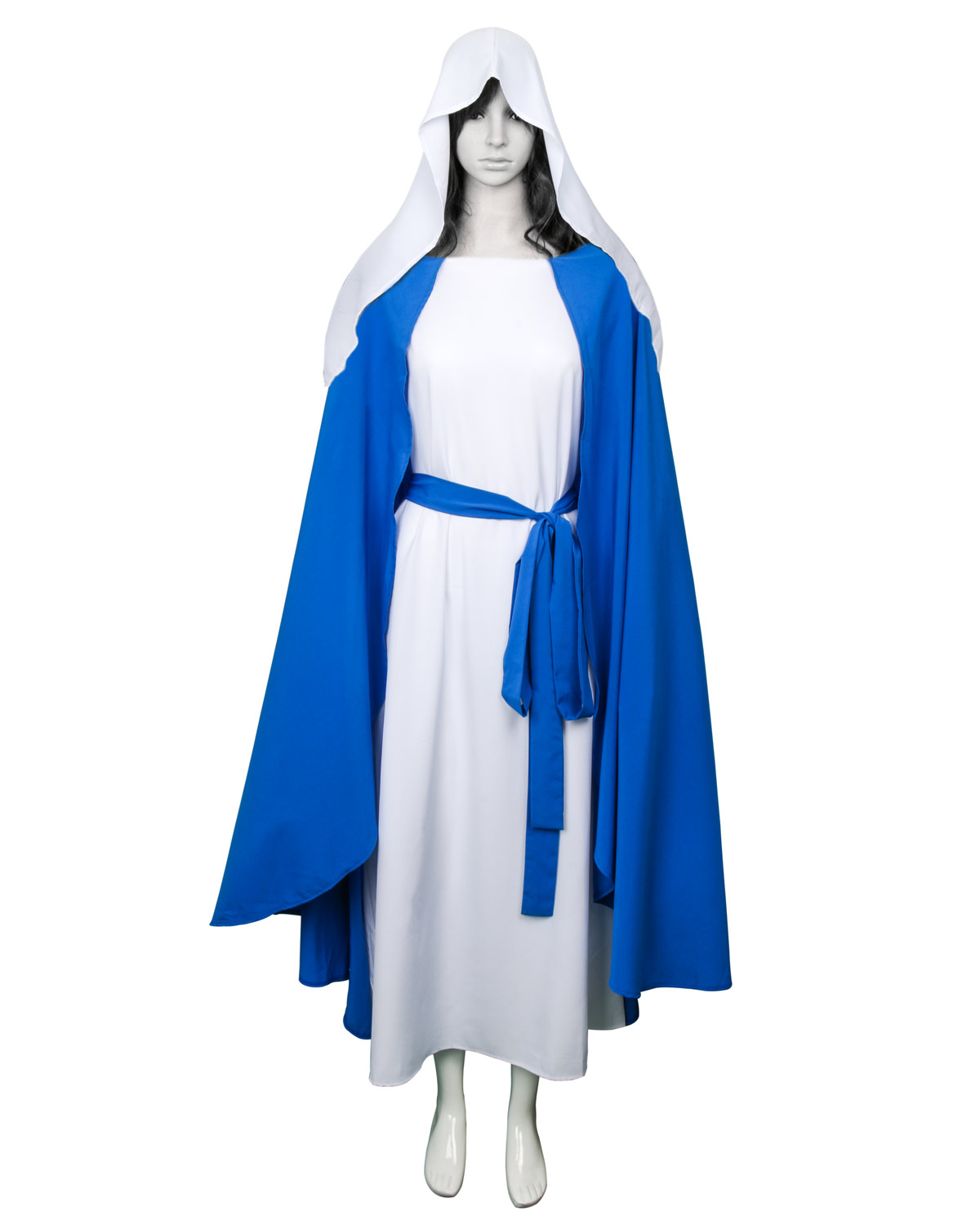 Virgin Mary Cosplay Dress and Cloak The Madonna Costume