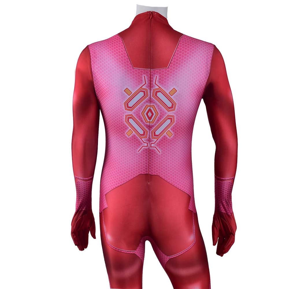 Game Metroid Zero Suit Samus Cosplay Costume Red Zentai