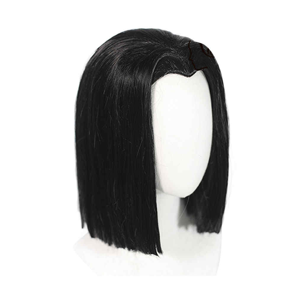 Demon Slayer: Kimetsu No Yaiba Ubuyashiki Kagaya Black Cosplay Wig-Takerlama