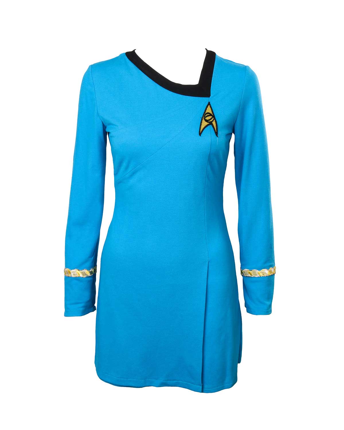 Star Trek The Next Generation Duty Blue Yellow Red Dress