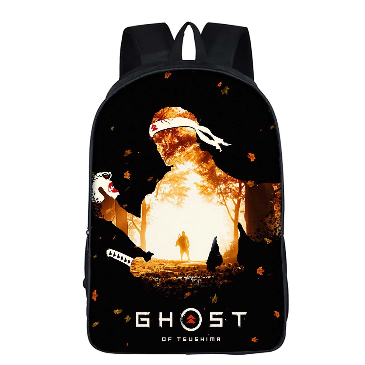 School Bag Ghost of Tsushima JIn Sakai Travel Laptop Backpack Fashion Casual for Boys Girls Men Women-Takerlama