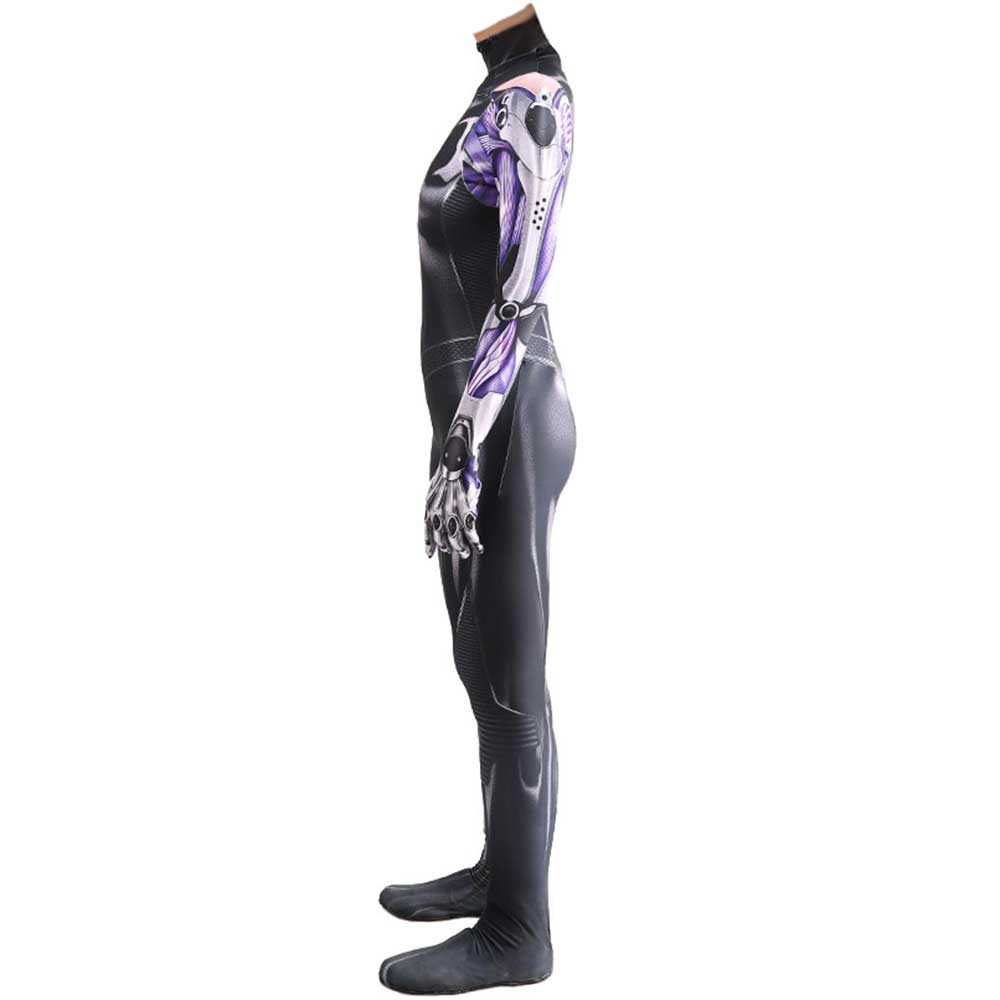 Alita Cosplay Costume Movie Alita: Battle Angel Zentai Suit Bodysuit