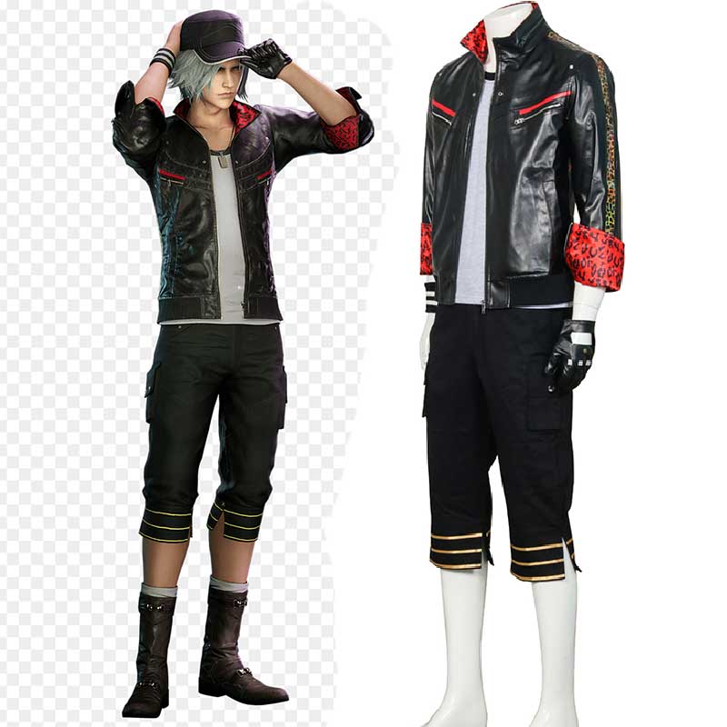 Leslie Kyle Cosplay Costume Game Final Fantasy VII Remake Adult Men Outfit Halloween Carnival Outfits-Takerlama