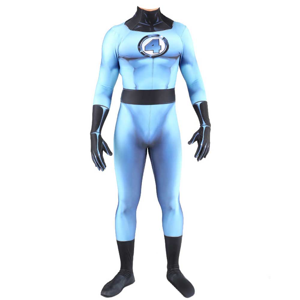 Fantastic Four Cosplay Costume Movie Superhero Zentai Suit