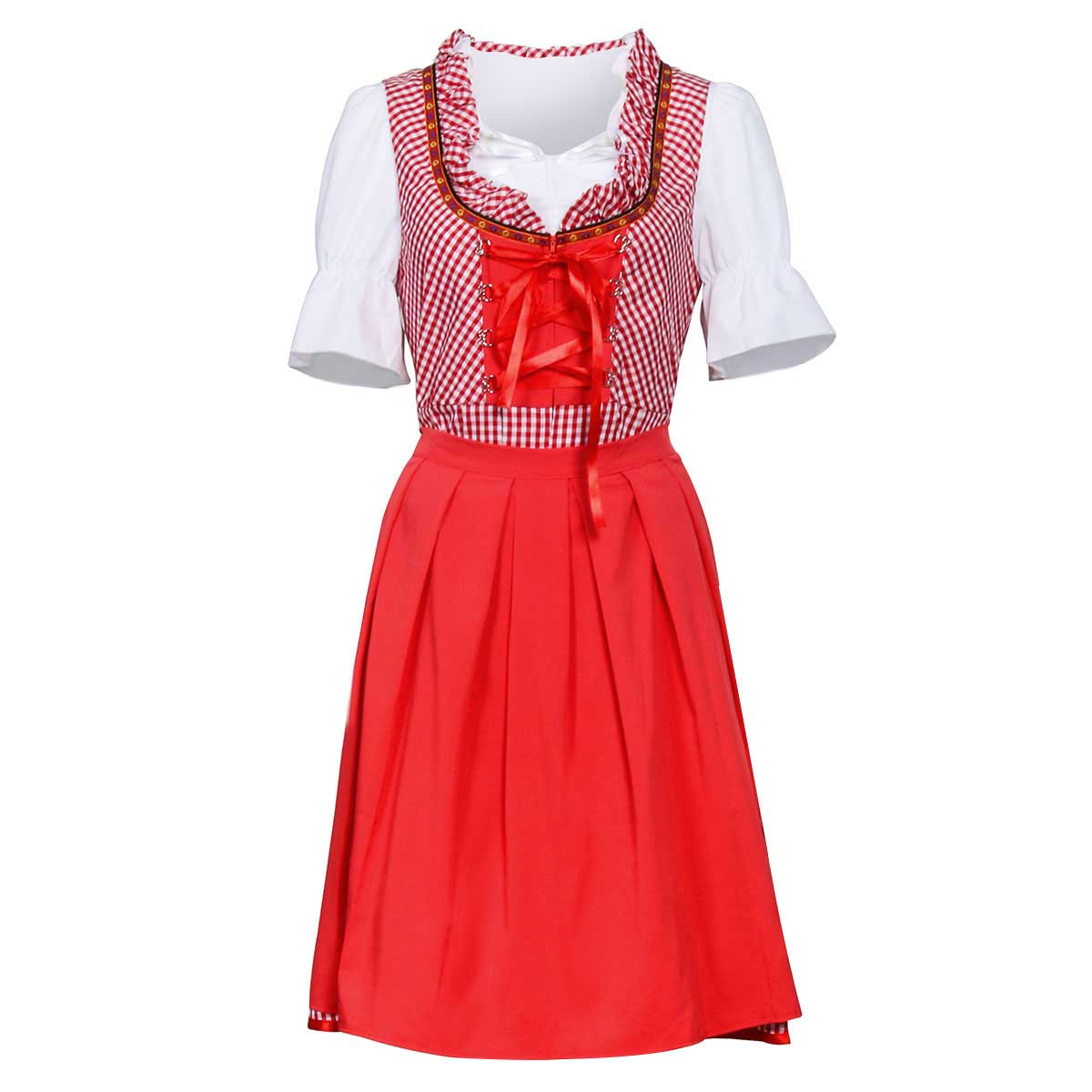  German Oktoberfest Beer Maid Outfit Bavarian Carnival Party Fancy Dress