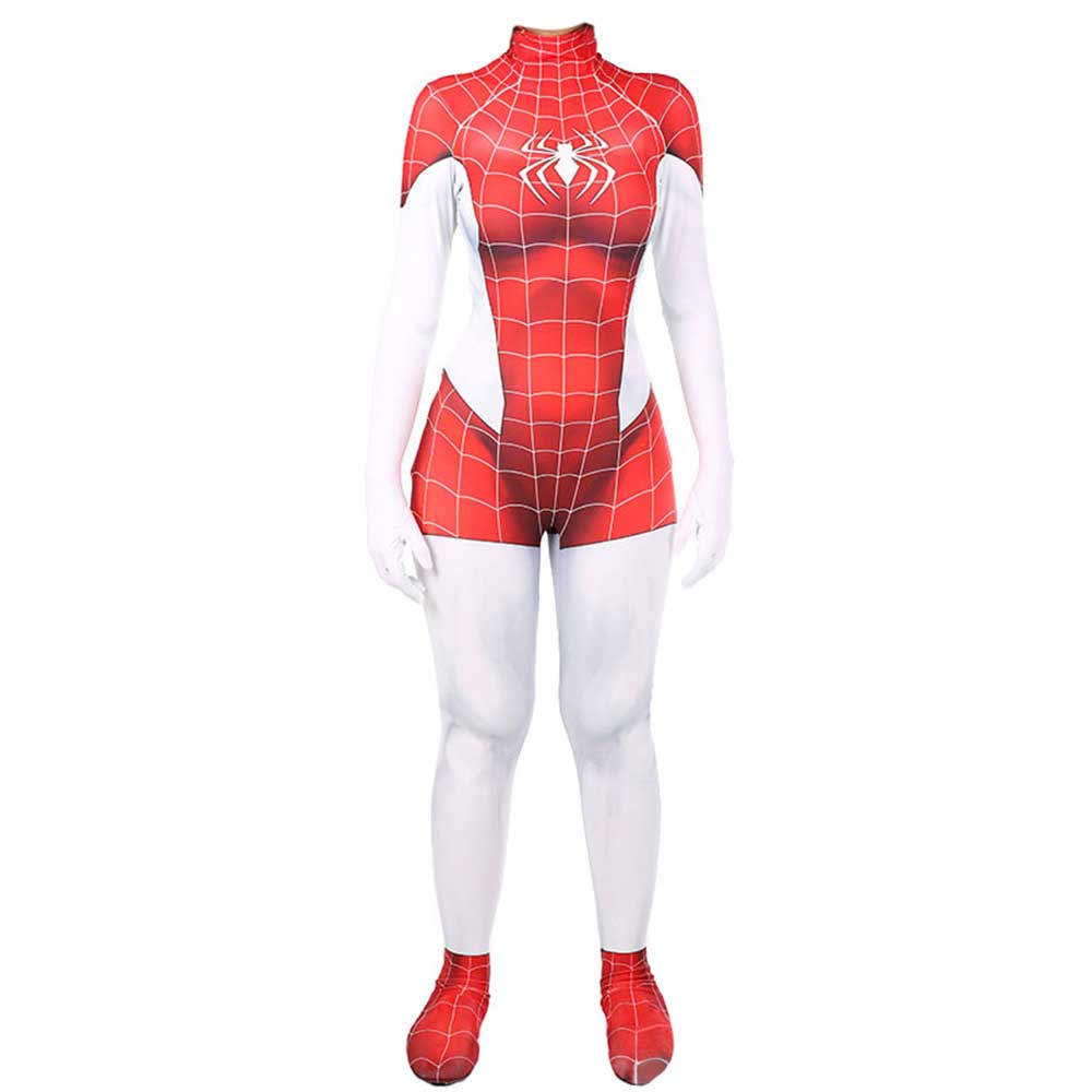 Spider Woman Halloween Cosplay Costume Female Superhero Leotard