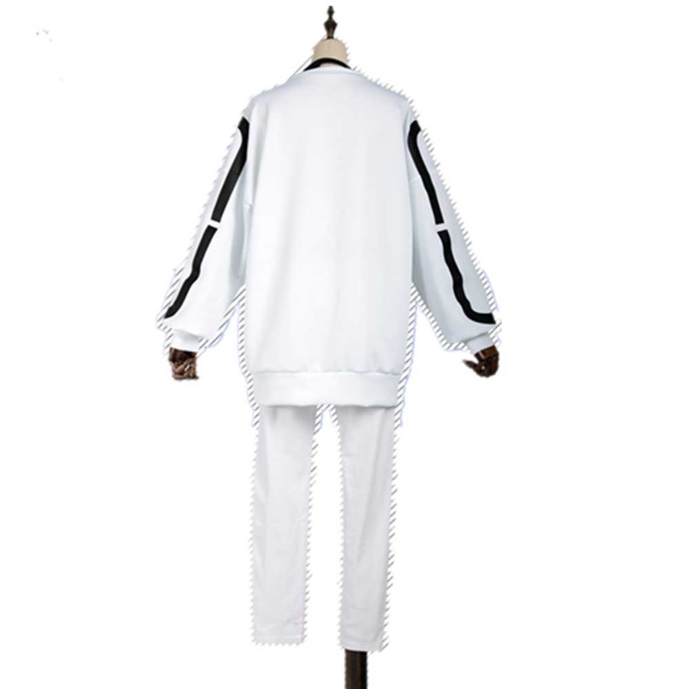 DRB Division Rap Battle The Dirty Dawg Amemura Ramuda White Cosplay Costume 
