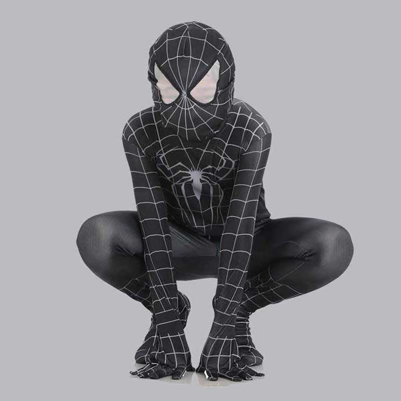 Kids Spiderman Outfit Spider-Man: Into the Spider-Verse Miles Morales Cosplay Costume