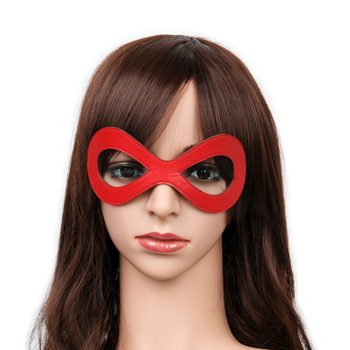 Harley Quinn Black Leather Eye Mask Great Halloween Accessory