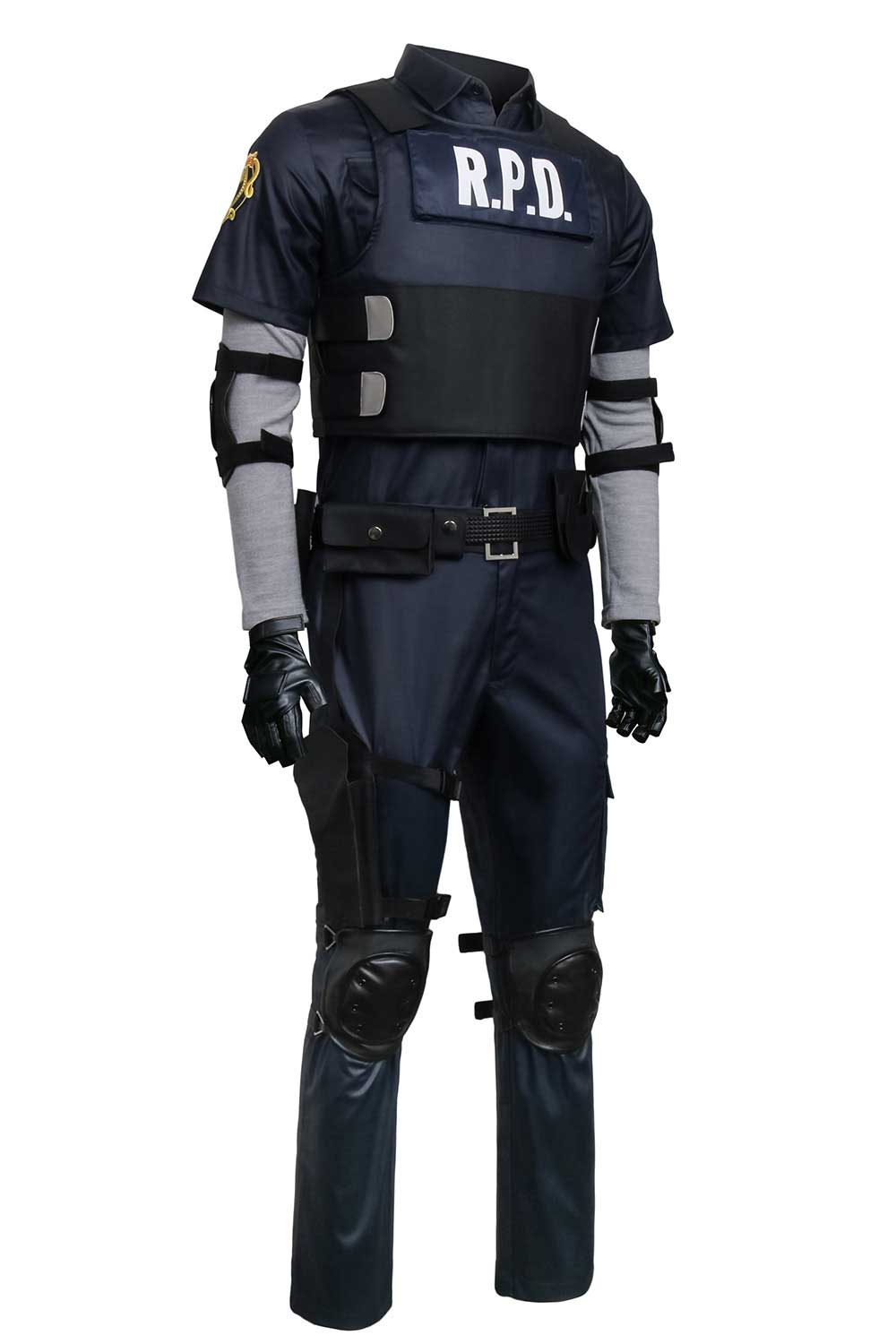 Video Game Resident Evil 2 Remake Re Leon Scott Kennedy Outfit Cosplay Costume