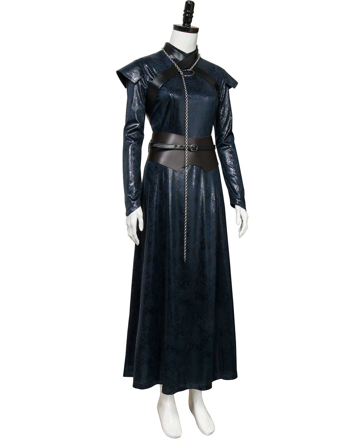 Game of Thrones 8 Sansa Stark Cosplay Costume Halloween Outfits