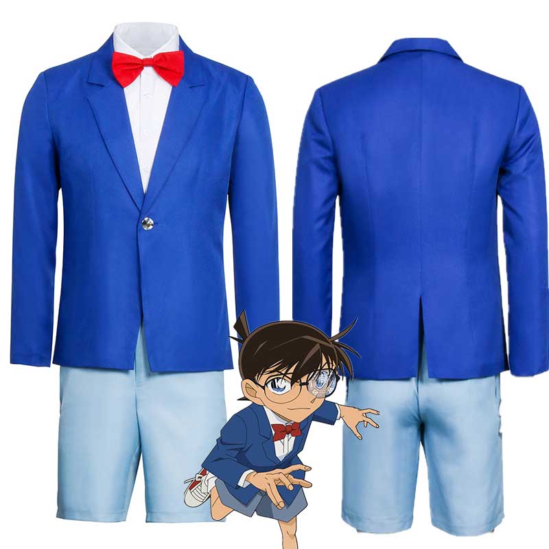 Conan Edogawa Kona Halloween Costume Anime Detective Conan Case Closed Cosplay-Takerlama