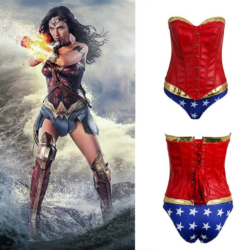 DC Wonder Women Superhero Sexy Cosplay Costume Dress