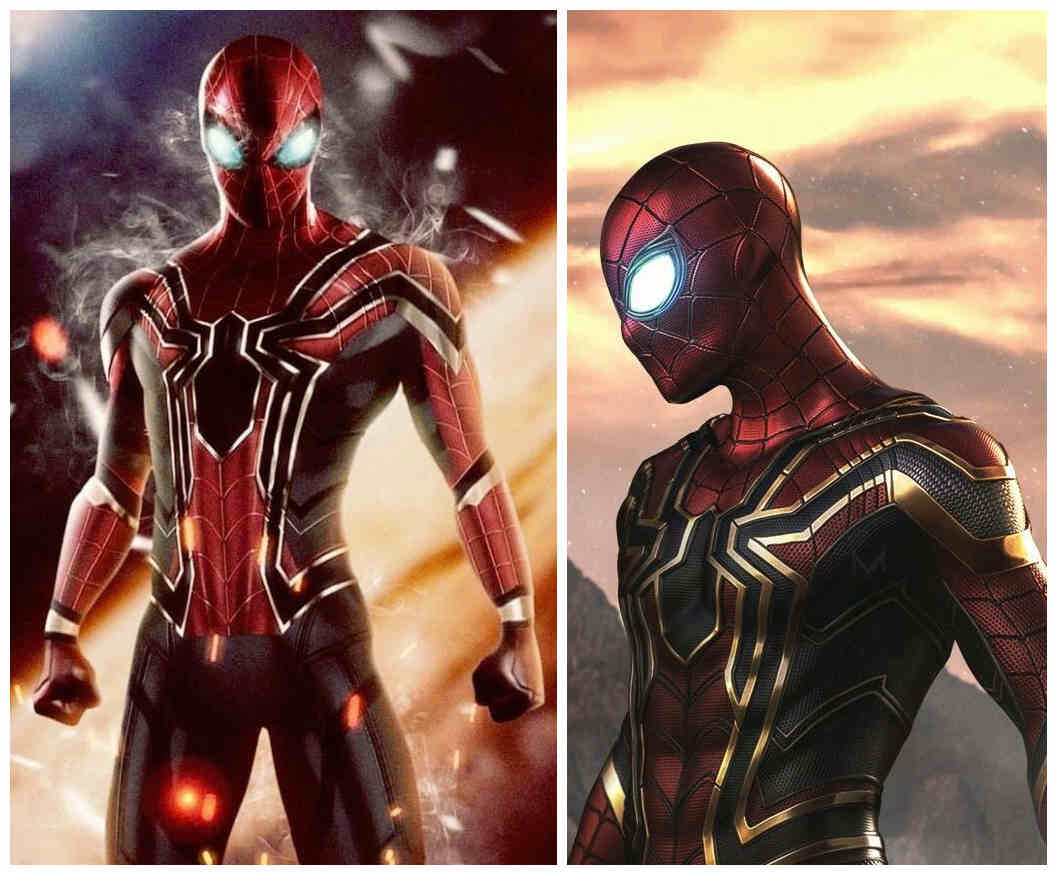 Iron Spider Suit Spiderman Peter Parker Jumpsuit With Detachable Mask