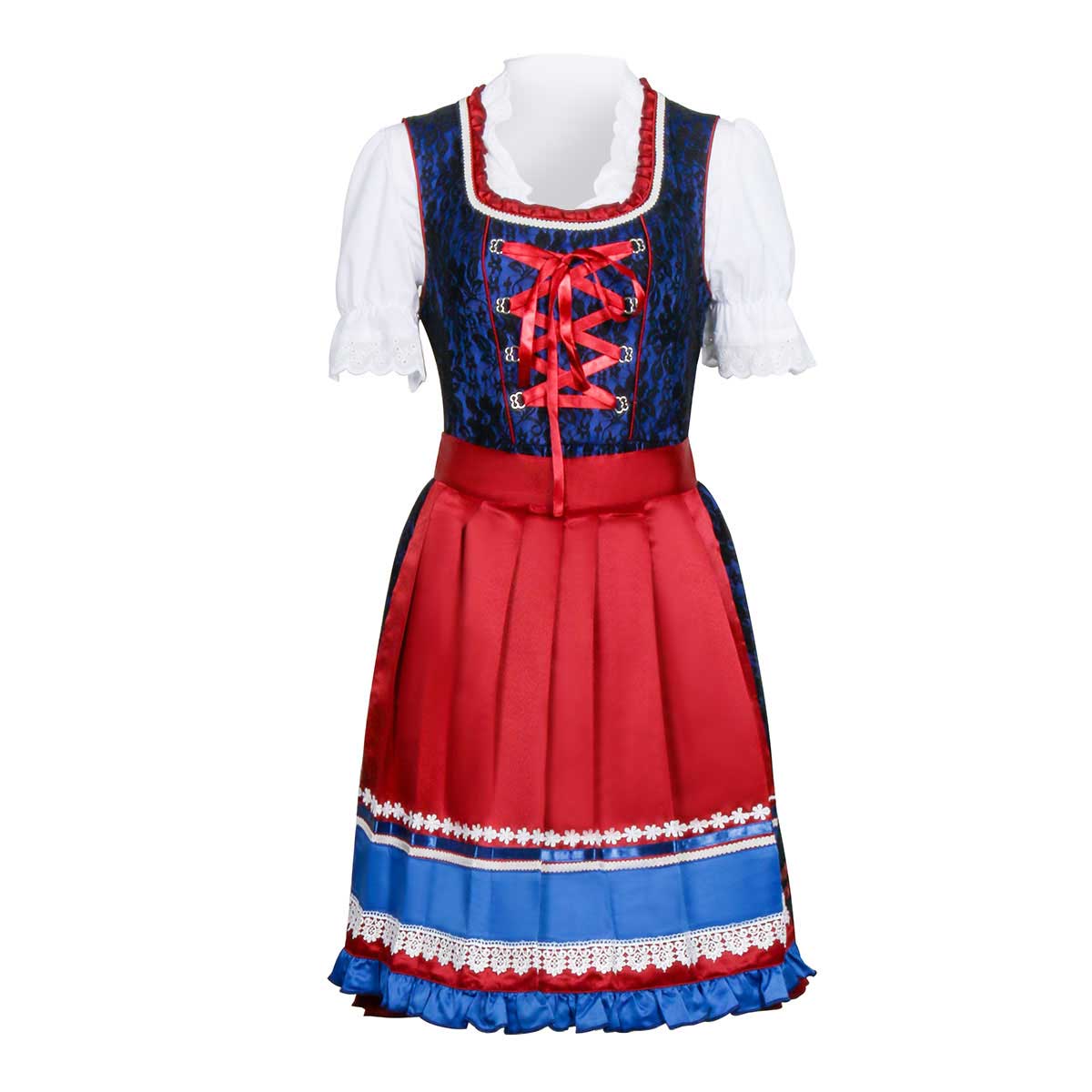 Germany Oktoberfest Women Bear Costume French Maid Outfits Bavarian Dirndl Carnival Festival Fancy Dress