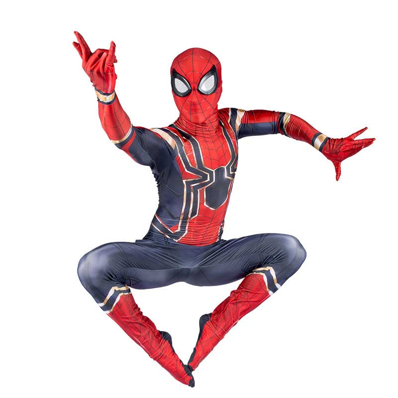 Spiderman Peter Parker Jumpsuit Cosplay Costume Avengers: Infinity War 
