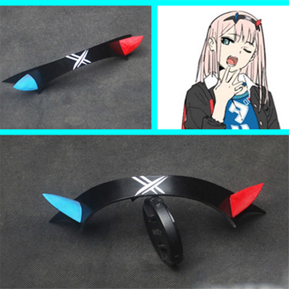 Anime DARLING in the FRANXX Cosplay ZERO TWO CODE:002 Devil Horn Headwear Headband Costume Props-Takerlama